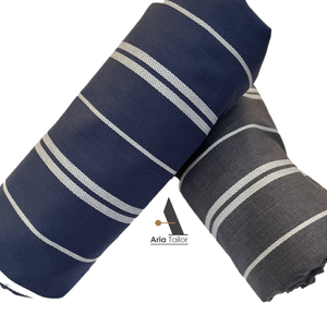 پارچه تایلندی کج راه با خط نقره ای